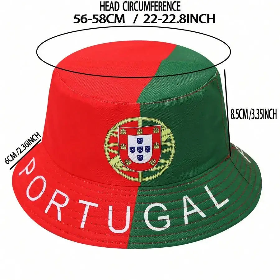 1pcs Bucket Hat With National Flag World Cup 2026 Hat World Cup Merchandise For Soccer Fans Gifts.