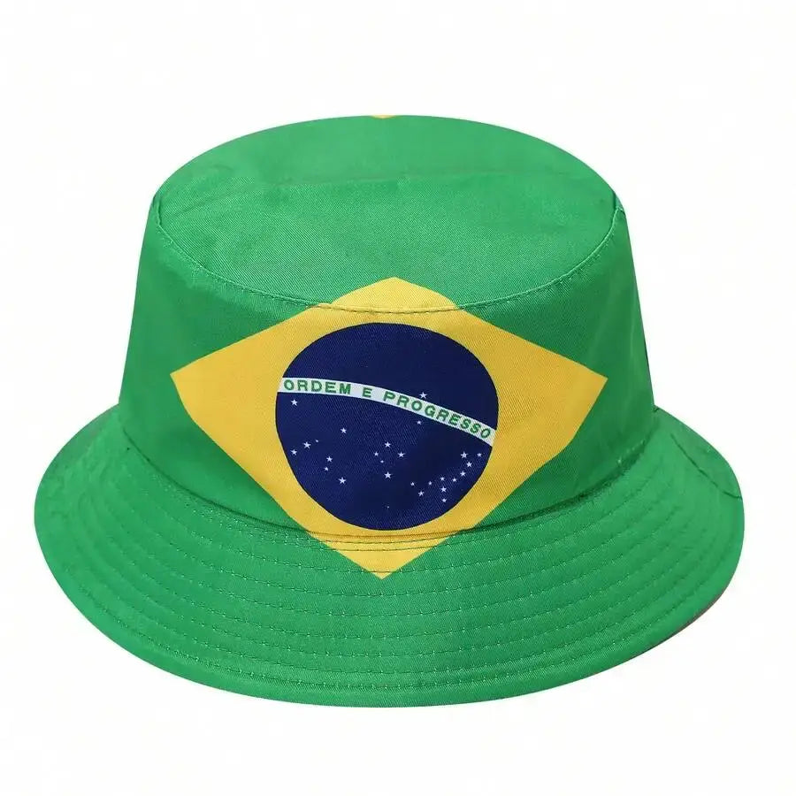 1pcs Bucket Hat With National Flag World Cup 2026 Hat World Cup Merchandise For Soccer Fans Gifts.