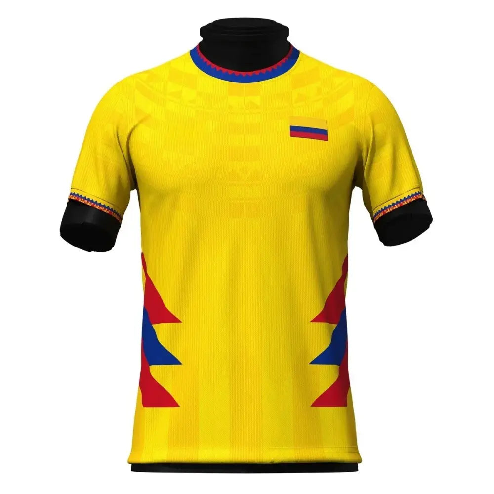 2026 New Quick Dry Colombia Men's Sports Football Shirt, Fan Surrounding Training Shirt, National Team.