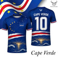 Cape Verde Flag Printed Jersey 2026 New Men Quick Dry Breathable Football Training Uniform Men's And Women's Casual Streetwear.