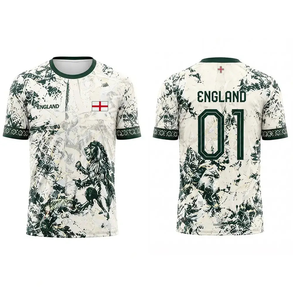 New England Flag Print Football Jersey Summer Casual Breathable Short Sleeve Tops Men's Stadium Sports Training Football T-shirt.