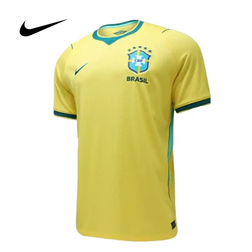Nike Dri-FIT Unisex 2026 World Cup Brazil Home Fan Version Quick-Dry Short Sleeve Soccer Jersey IF7054-724.