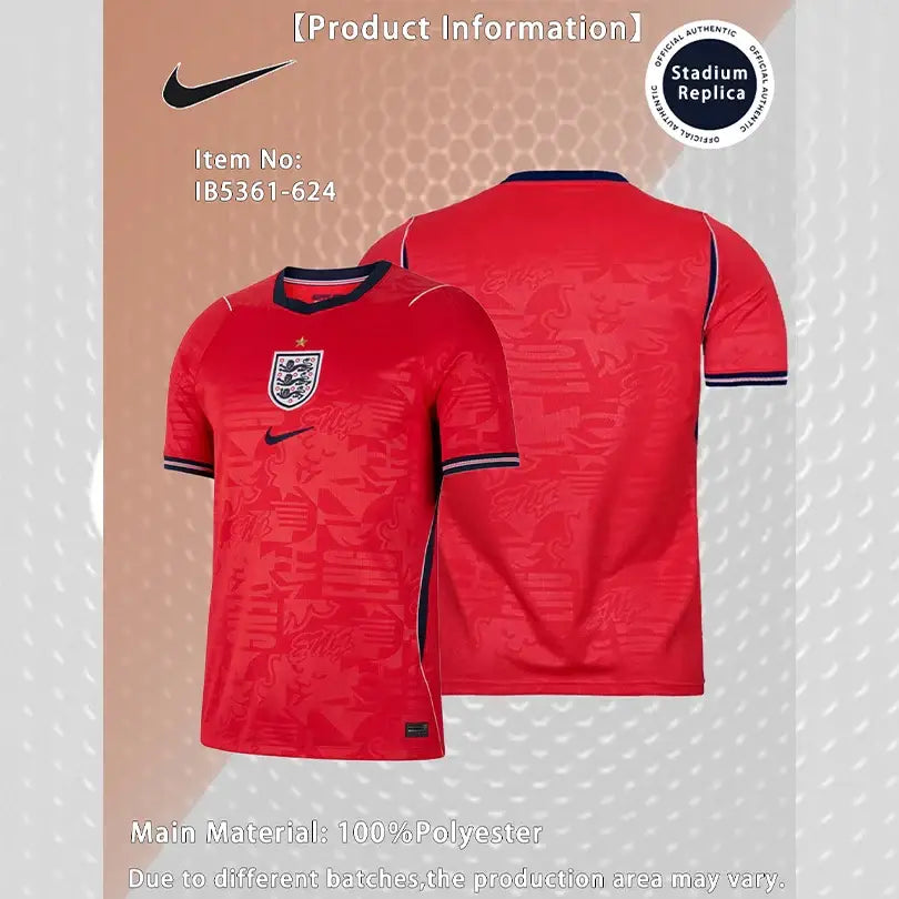 Nike Dri-FIT Unisex 2026 World Cup England Away Fan Version Quick-Dry Soccer Jersey Short Sleeve T-Shirt IB5361-624.