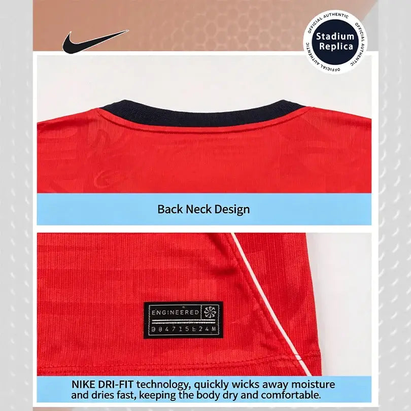Nike Dri-FIT Unisex 2026 World Cup England Away Fan Version Quick-Dry Soccer Jersey Short Sleeve T-Shirt IB5361-624.