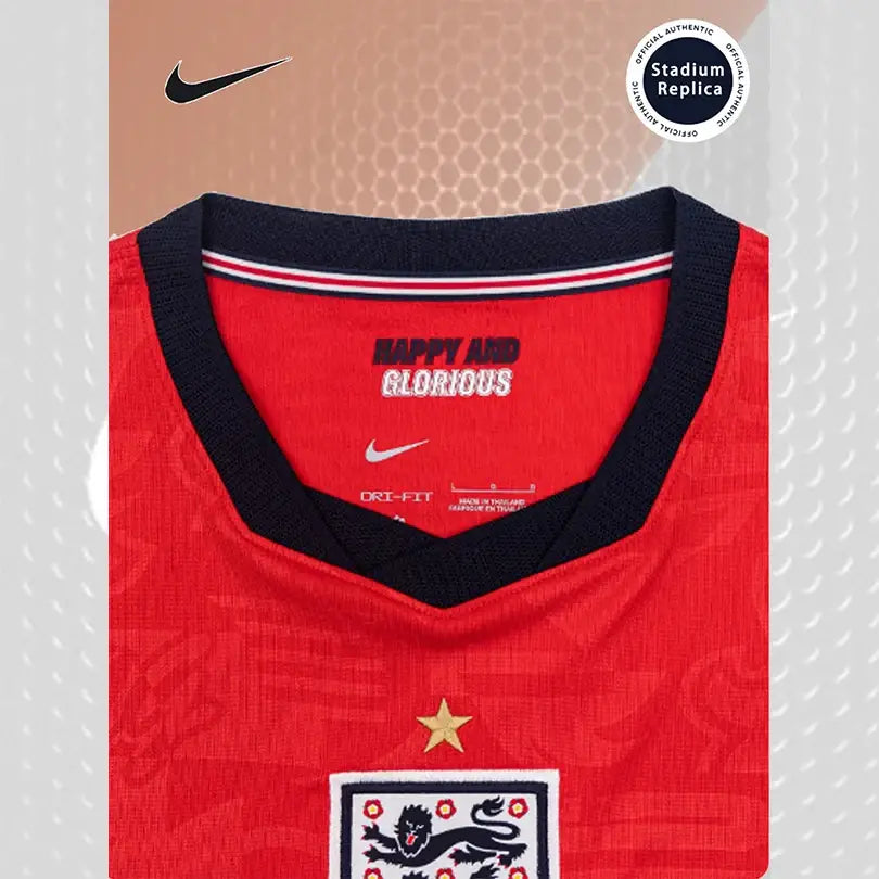 Nike Dri-FIT Unisex 2026 World Cup England Away Fan Version Quick-Dry Soccer Jersey Short Sleeve T-Shirt IB5361-624.