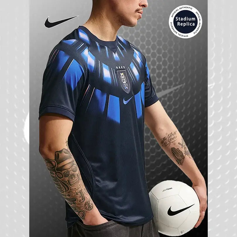 Nike Dri-FIT Unisex 2026 World Cup Uruguay Away Fan Version Quick-Dry Soccer Jersey Short Sleeve T-Shirt IO4681-451.