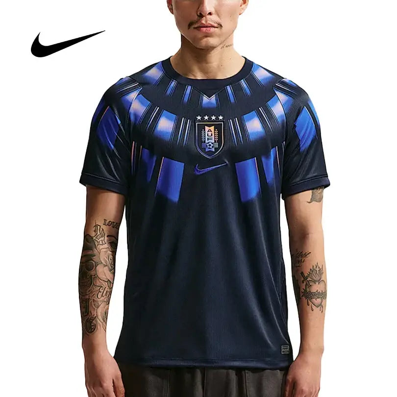 Nike Dri-FIT Unisex 2026 World Cup Uruguay Away Fan Version Quick-Dry Soccer Jersey Short Sleeve T-Shirt IO4681-451.