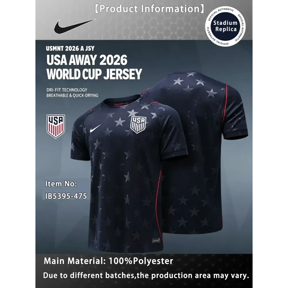 Nike Dri-FIT Unisex 2026 World Cup USA.