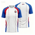 2026 Haiti Football Uniform 3D Printed Short Sleeved T-shirt Sports Shirt Men's Football Training Uniform Men's Top Streetwear.